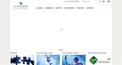 Desktop Screenshot of enovator.ro